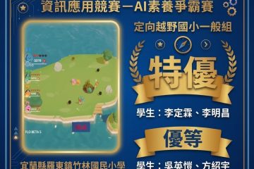 狂賀!115年度宜蘭縣中小學資訊應用競賽-AI素養爭霸賽表現優異