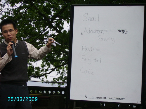 2009-03-25五忠才藝表演、英每週一句