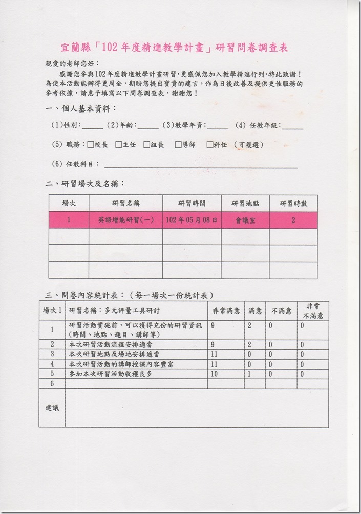 精進問卷2