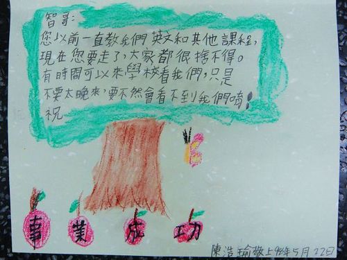 980522送阿智哥哥的卡片