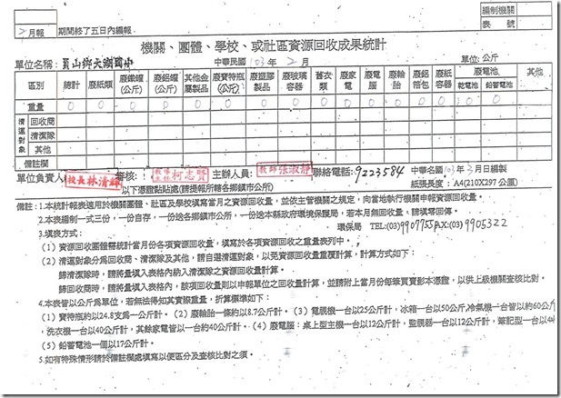 2月統計表