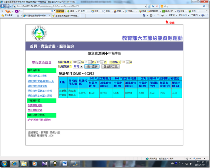 101-102用電比較表