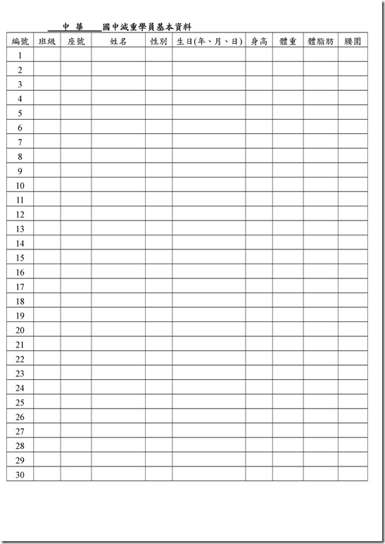 Microsoft Word - 中華國中102年度健康體位實施計劃.doc0003