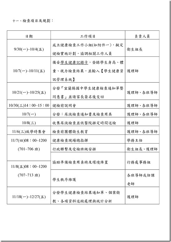 Microsoft Word - 102學年中華國中健康檢查計畫.doc0001