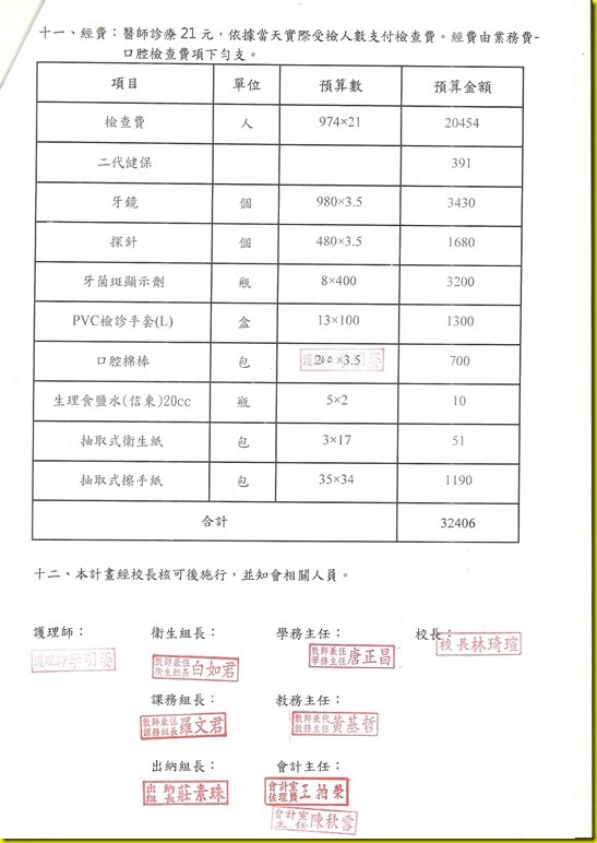 Microsoft Word - 108學年口腔衛生檢查計畫0001