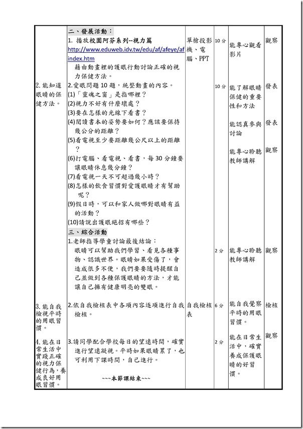 Microsoft Word - 102學年頭城國小健康議題教案設計.docx0001