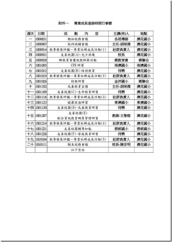2-1-1教師專業成長進修實施計劃-2