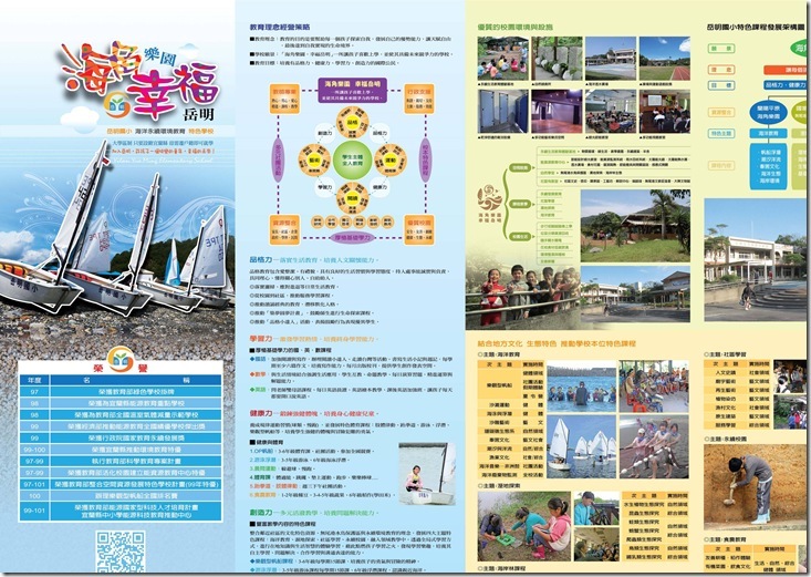 2-2.環境教育宣傳品-海洋永續環境教育特色學校摺頁1