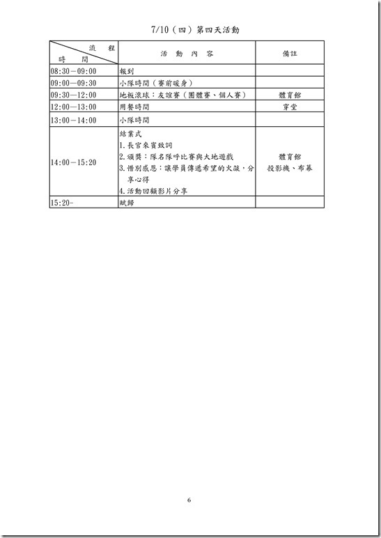 Microsoft Word - 宜蘭縣103年度國中小特殊教育學童 地板滾球體驗營實施計畫1030527_30123410.doc0005