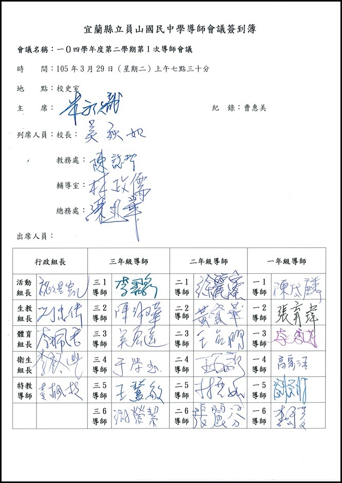 104學年度第二學期導師會議 - 5