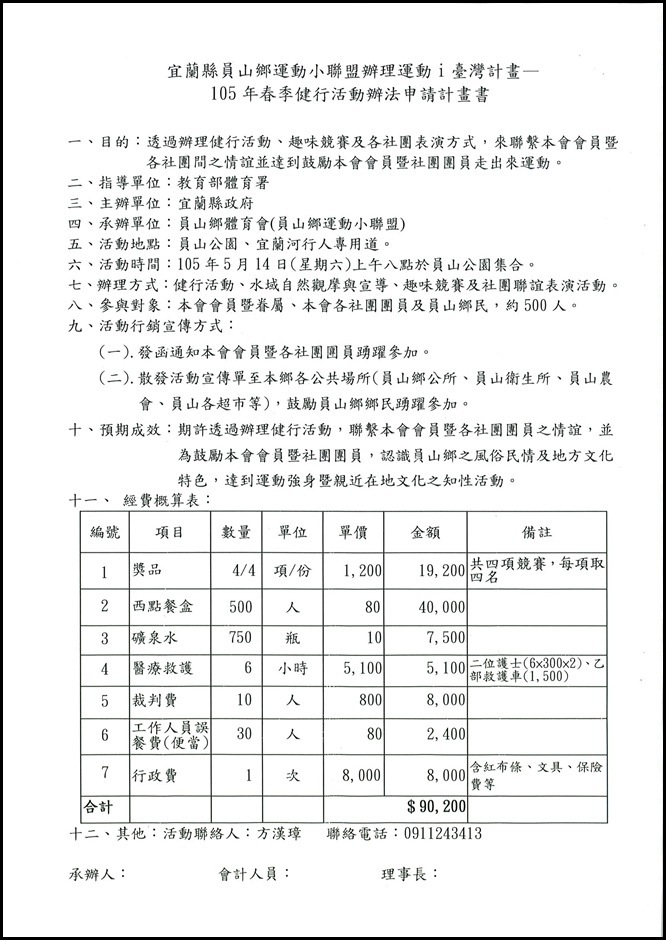 105春季健行活動 - 1