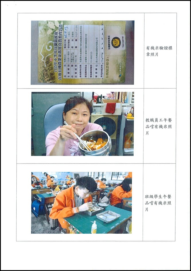105學年度食農教育教育推廣計畫成果報告2
