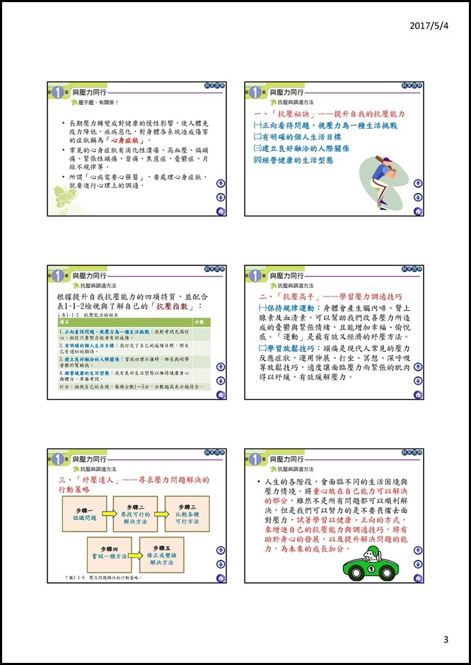 Microsoft PowerPoint - 01中健體3下1-1與壓力同行教學簡報 [唯讀] [相容模式]0002