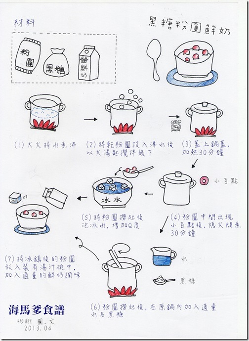 黑糖粉圓鮮奶1