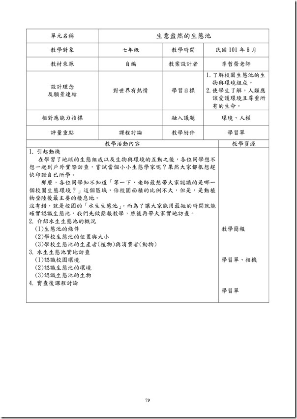 101學年度課程計畫書-80
