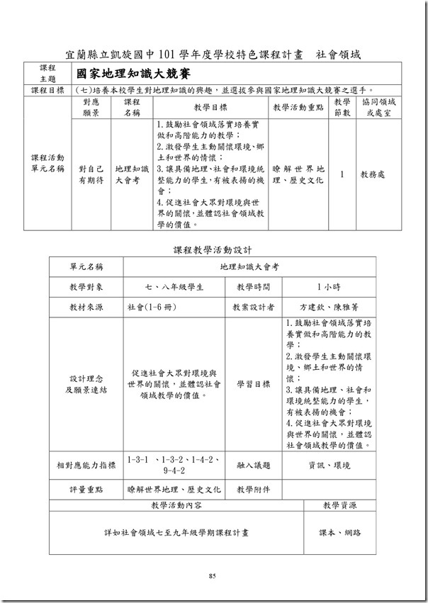 101學年度課程計畫書-86