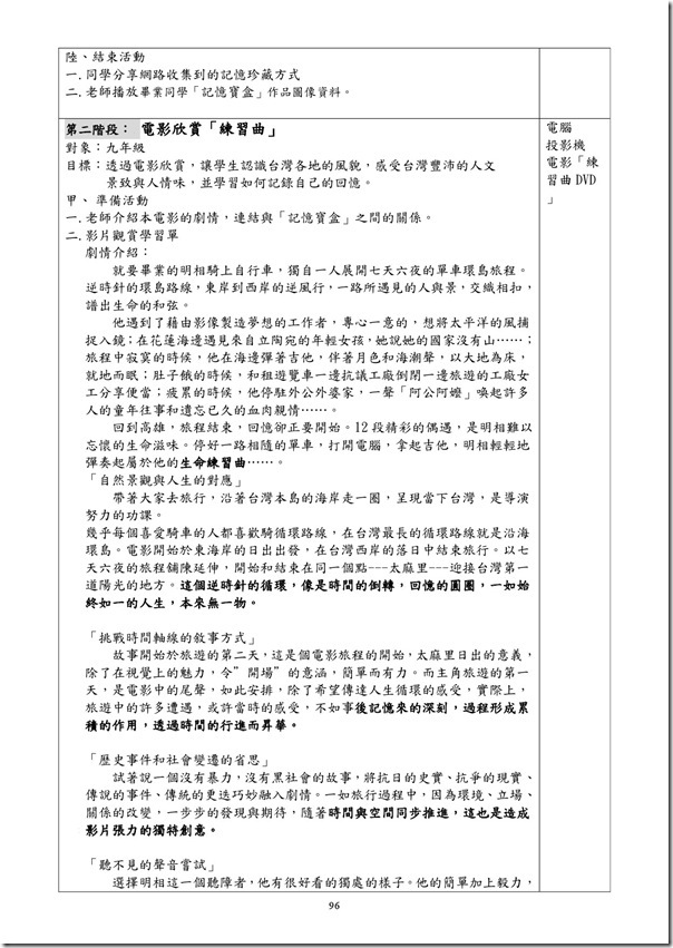 101學年度課程計畫書-97