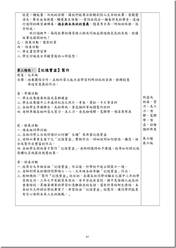 101學年度課程計畫書-98